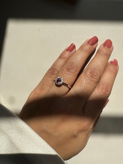 Magnolia Amethyst 14k/18k Gold Ring