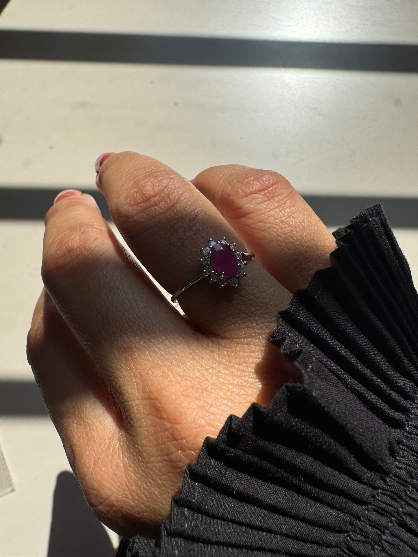 Ruby Mist 14K/18K Gold Ring