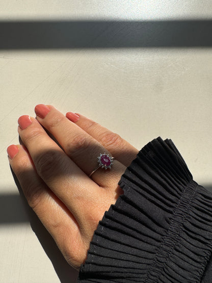 Ruby Mist 14K/18K Gold Ring