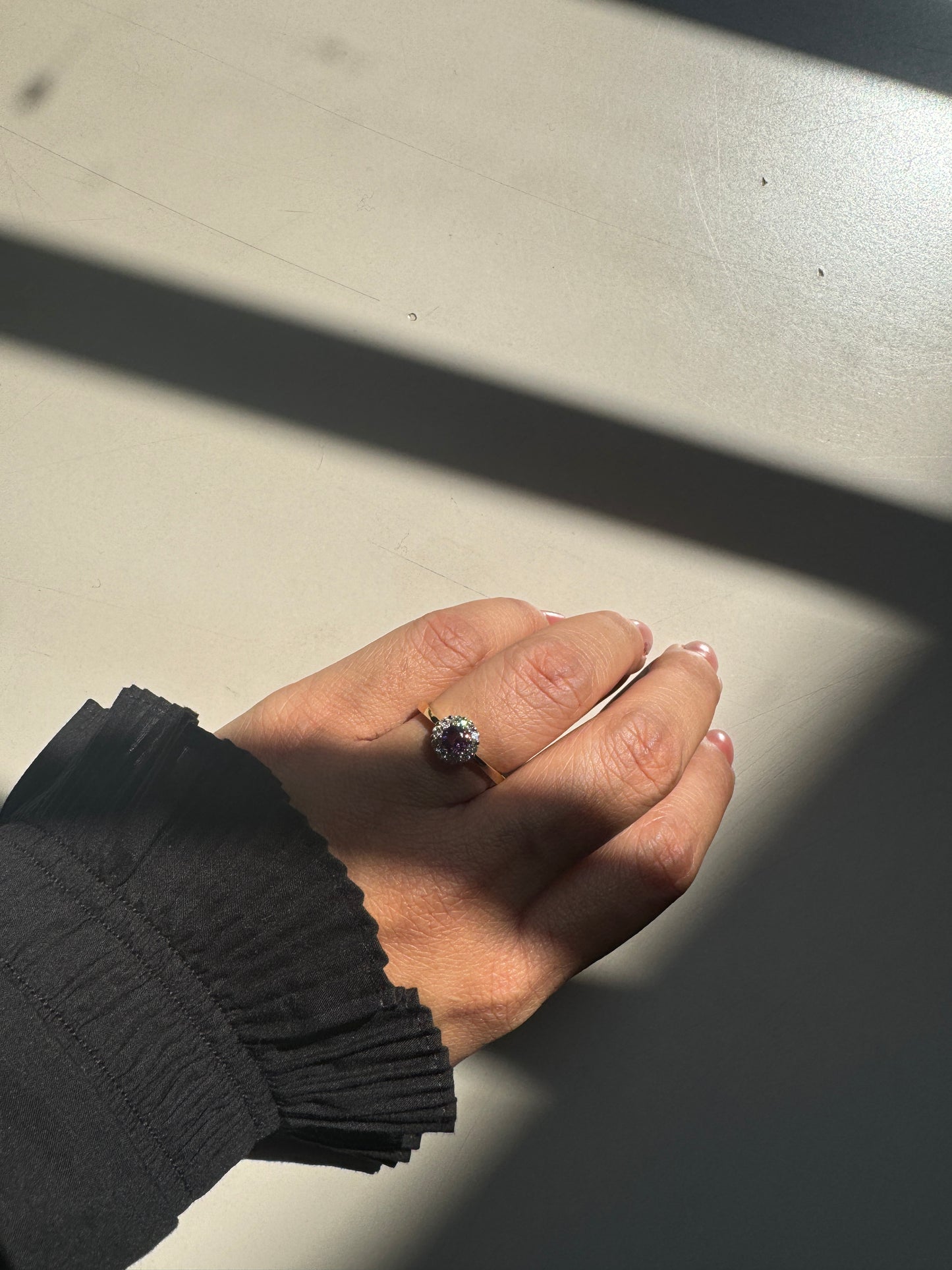 Magnolia Amethyst 14k/18k Gold Ring