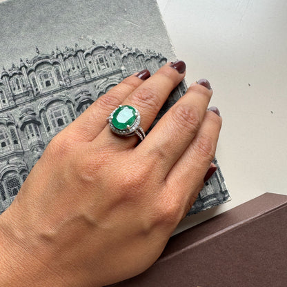 The Sacred Natural Emerald Ring