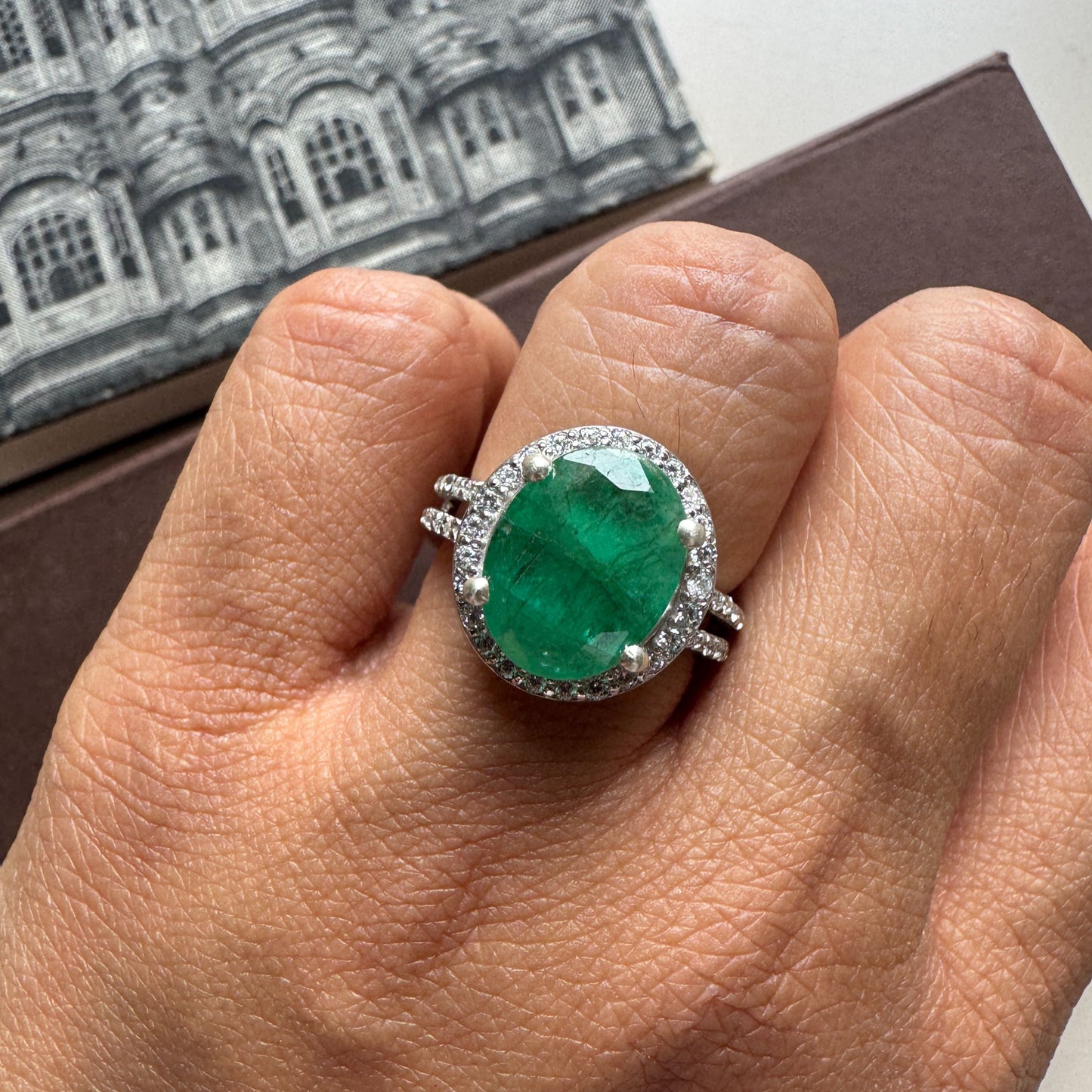 The Sacred Natural Emerald Ring