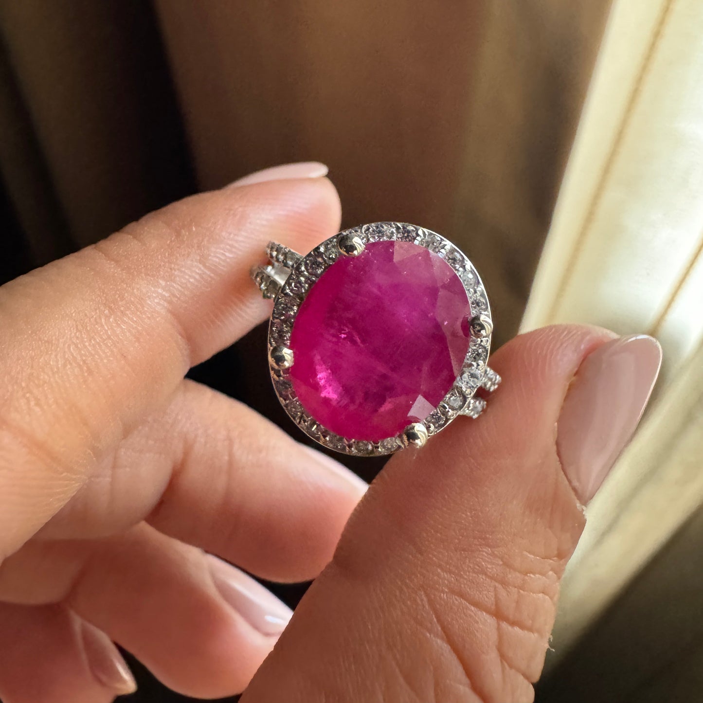 The Sacred Natural Ruby Ring
