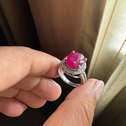 The Sacred Natural Ruby Ring