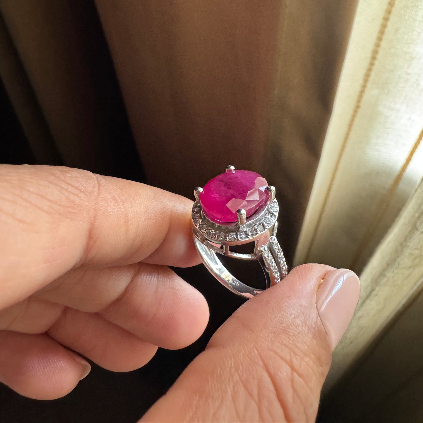 The Sacred Natural Ruby Ring