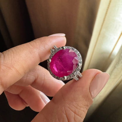 The Sacred Natural Ruby Ring