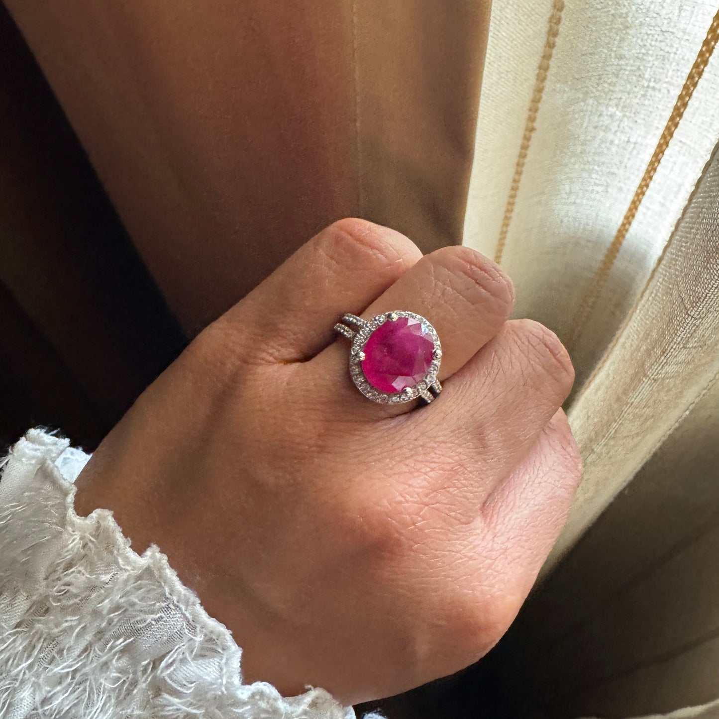 The Sacred Natural Ruby Ring