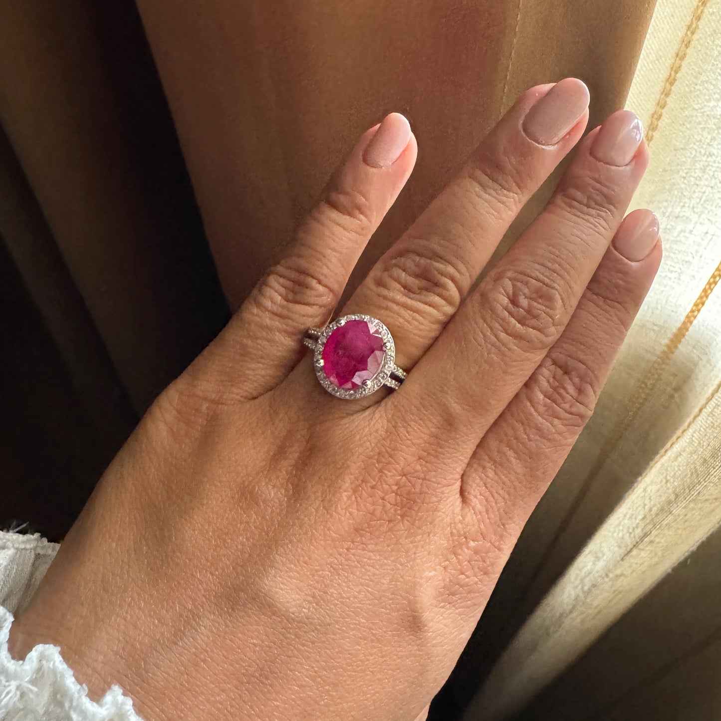 The Sacred Natural Ruby Ring
