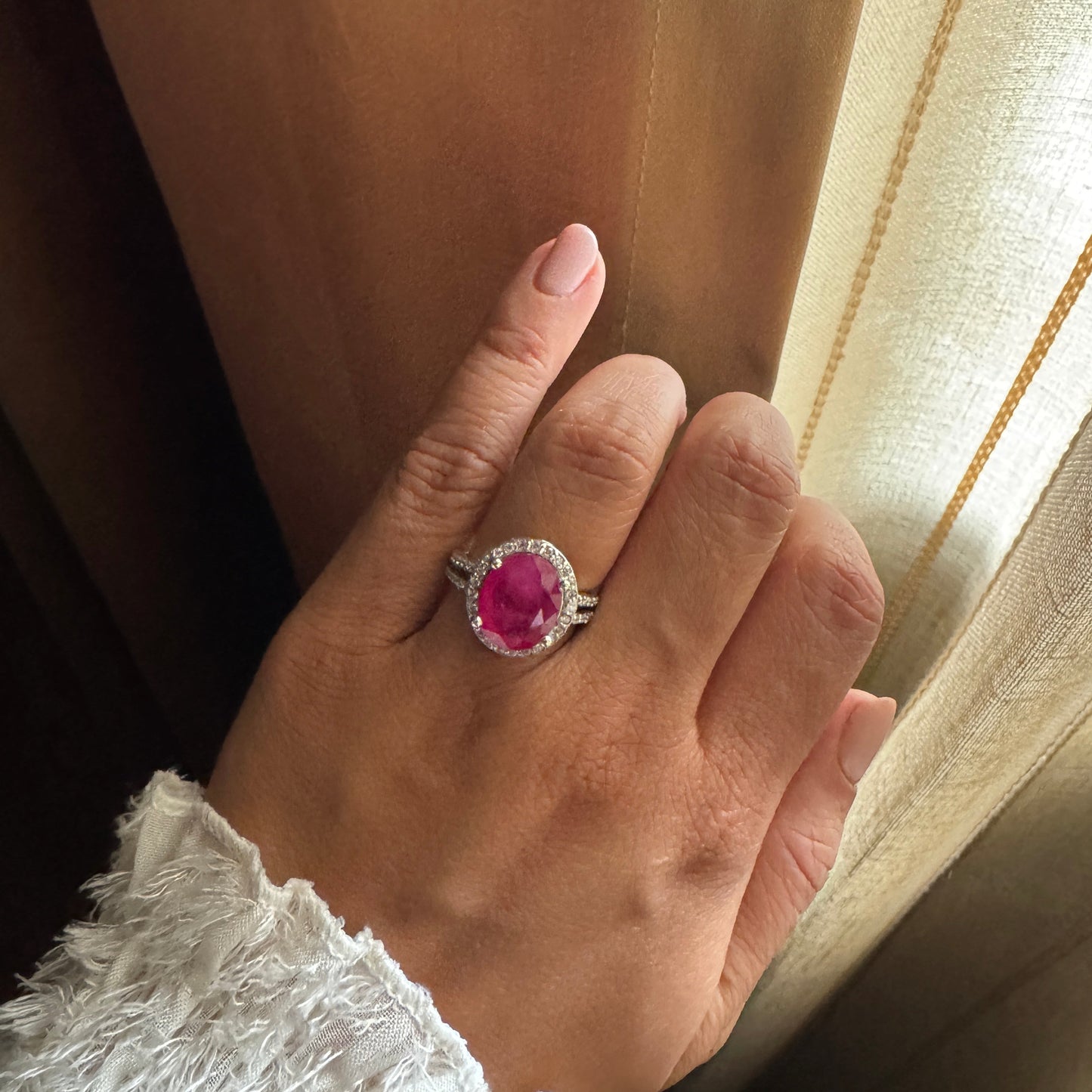 The Sacred Natural Ruby Ring