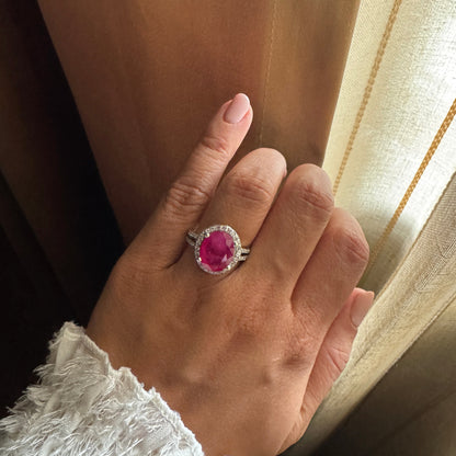 The Sacred Natural Ruby Ring