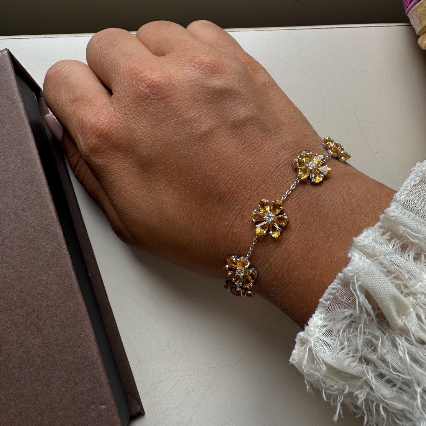 Bloom Natural Citrine Bracelet