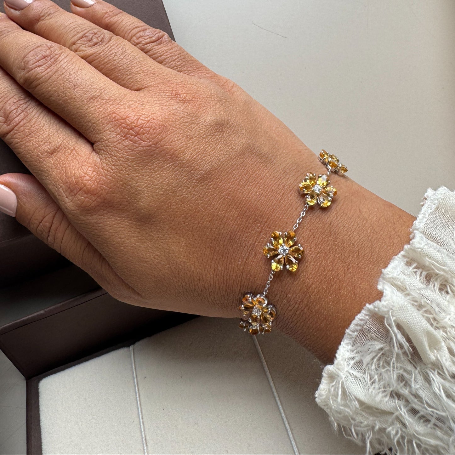 Bloom Natural Citrine Bracelet