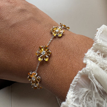 Bloom Natural Citrine Bracelet