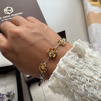 Bloom Natural Citrine Bracelet