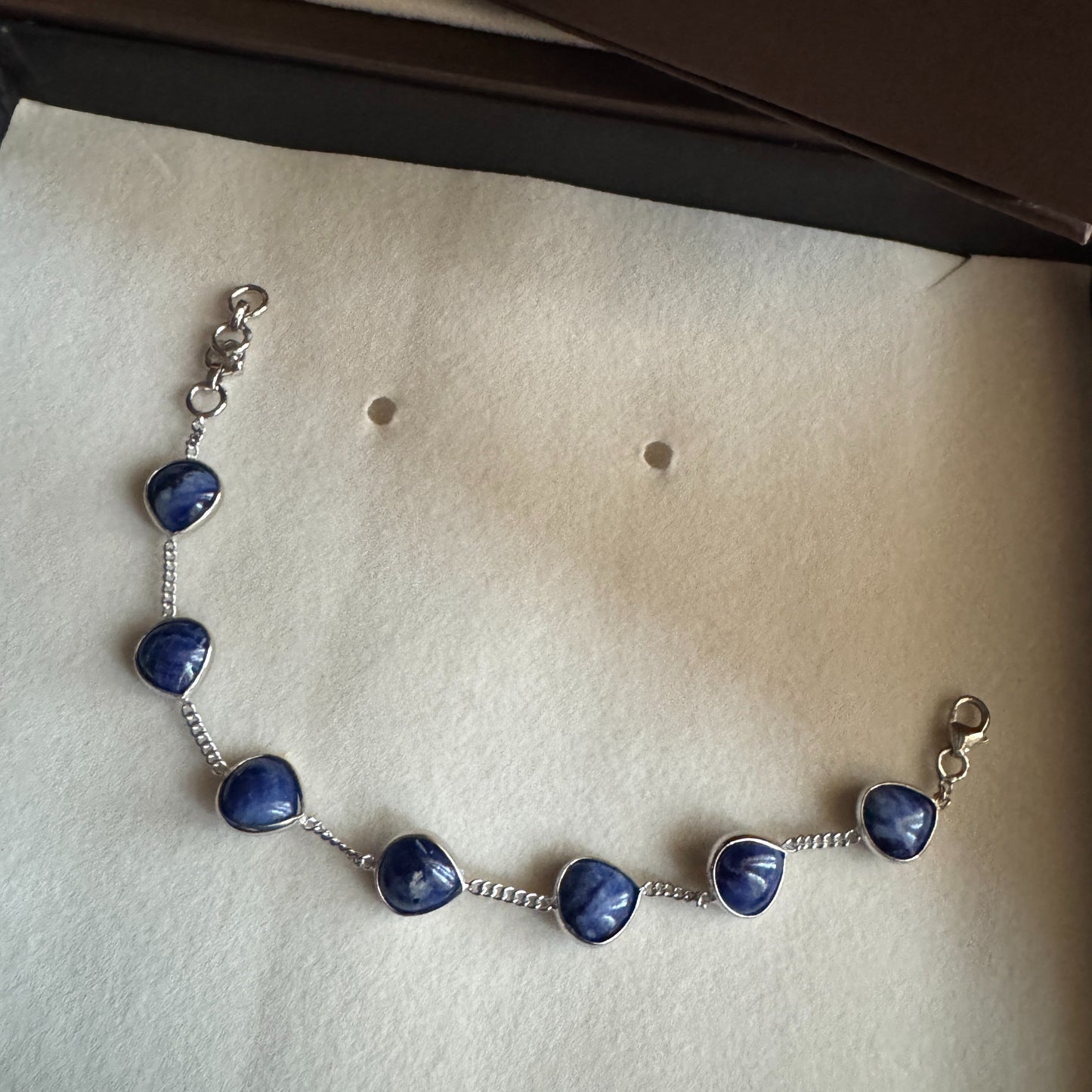 Celestia Natural Lapis Bracelet