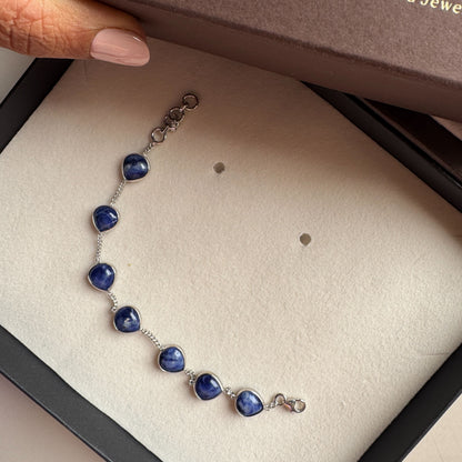 Celestia Natural Lapis Bracelet