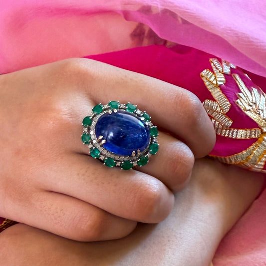 Oasis Natural Tanzanite Ring