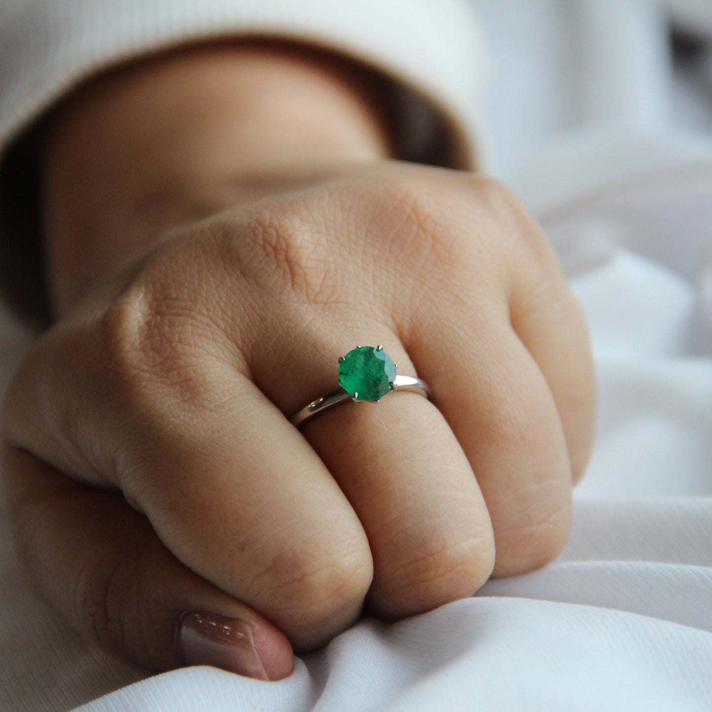 Heart of Eden Emerald Ring
