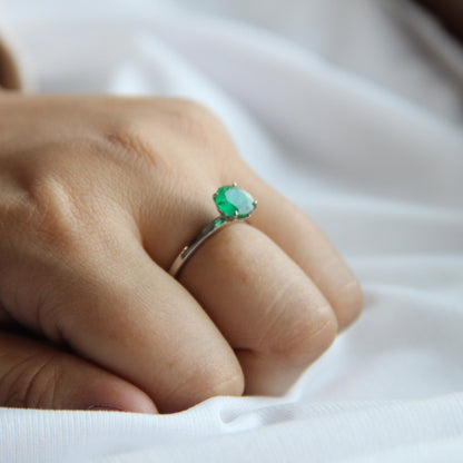 Heart of Eden Emerald Ring