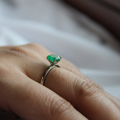 Heart of Eden Emerald Ring
