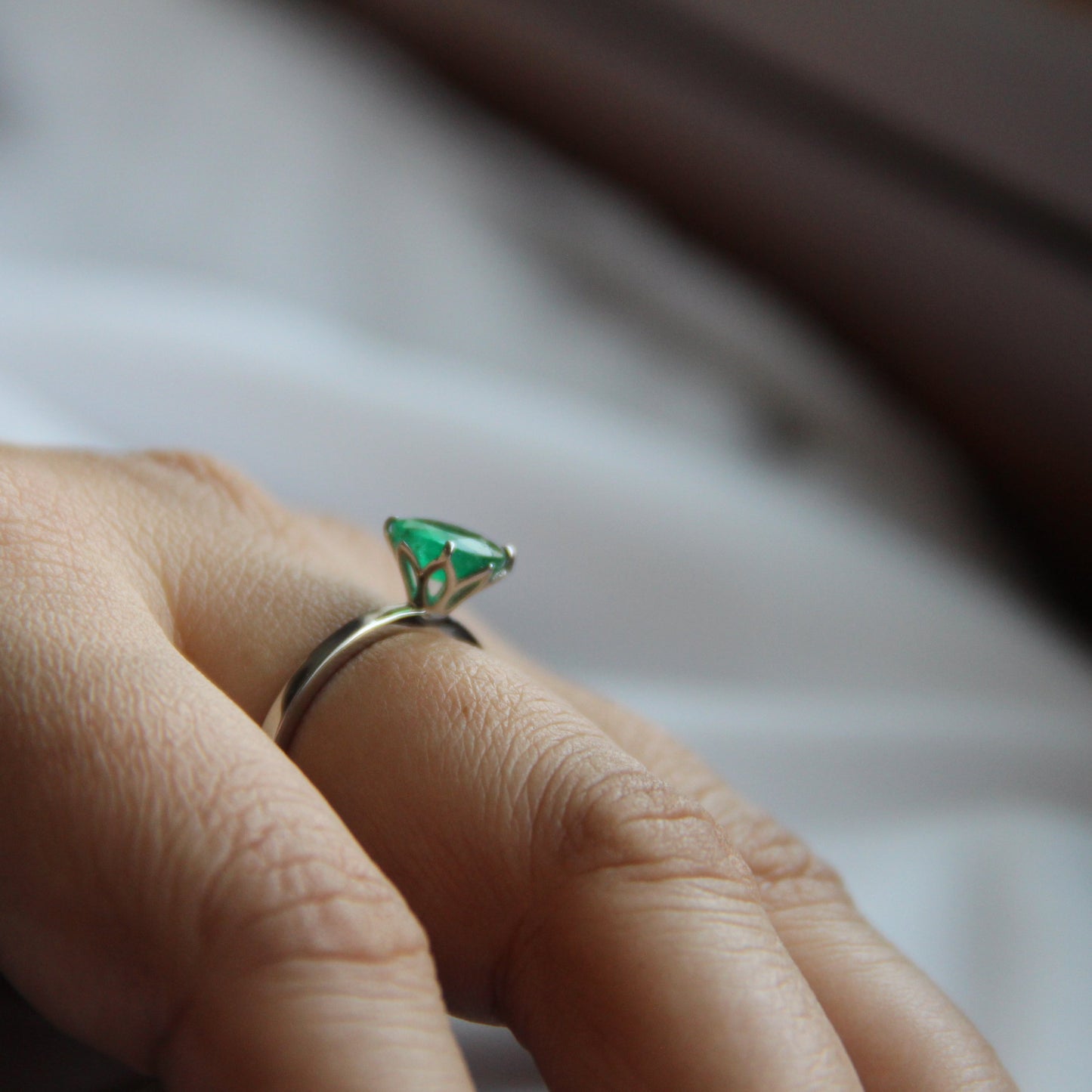 Heart of Eden Emerald Ring