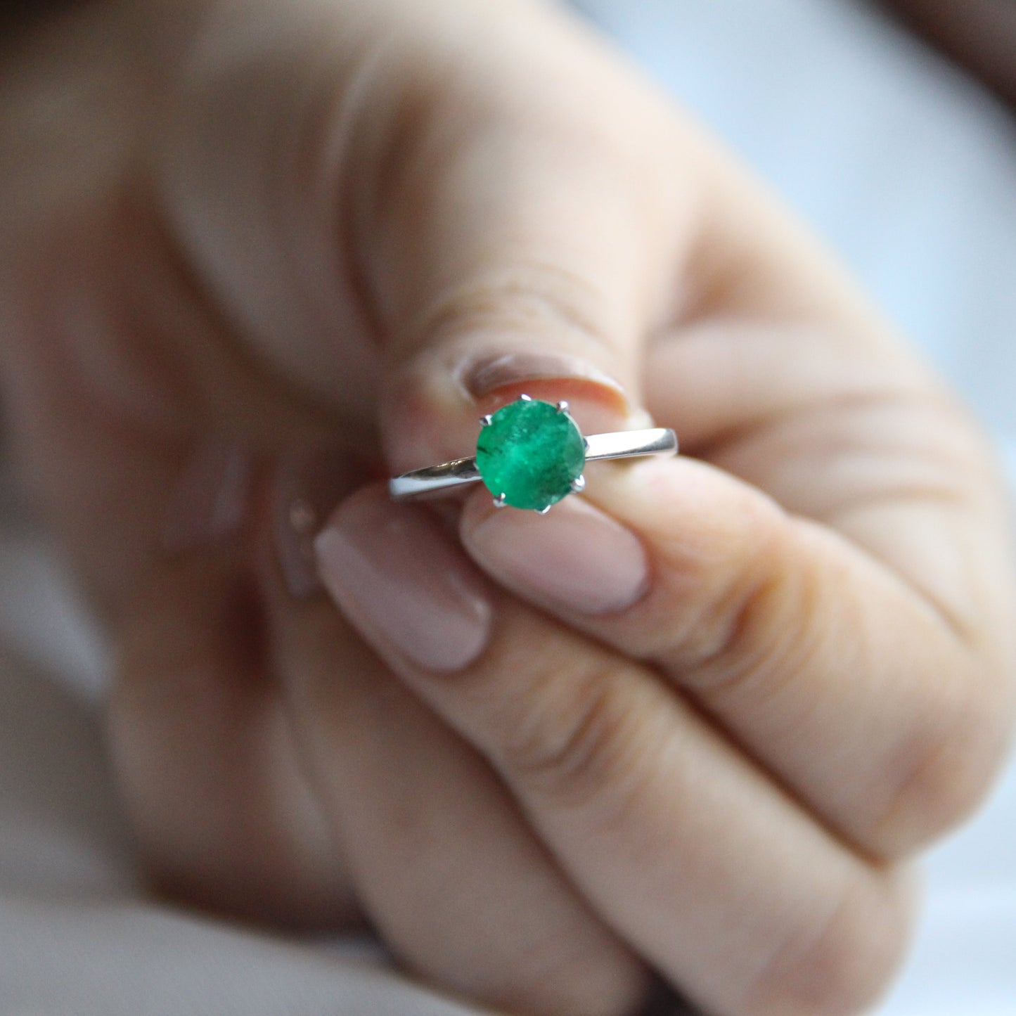 Heart of Eden Emerald Ring