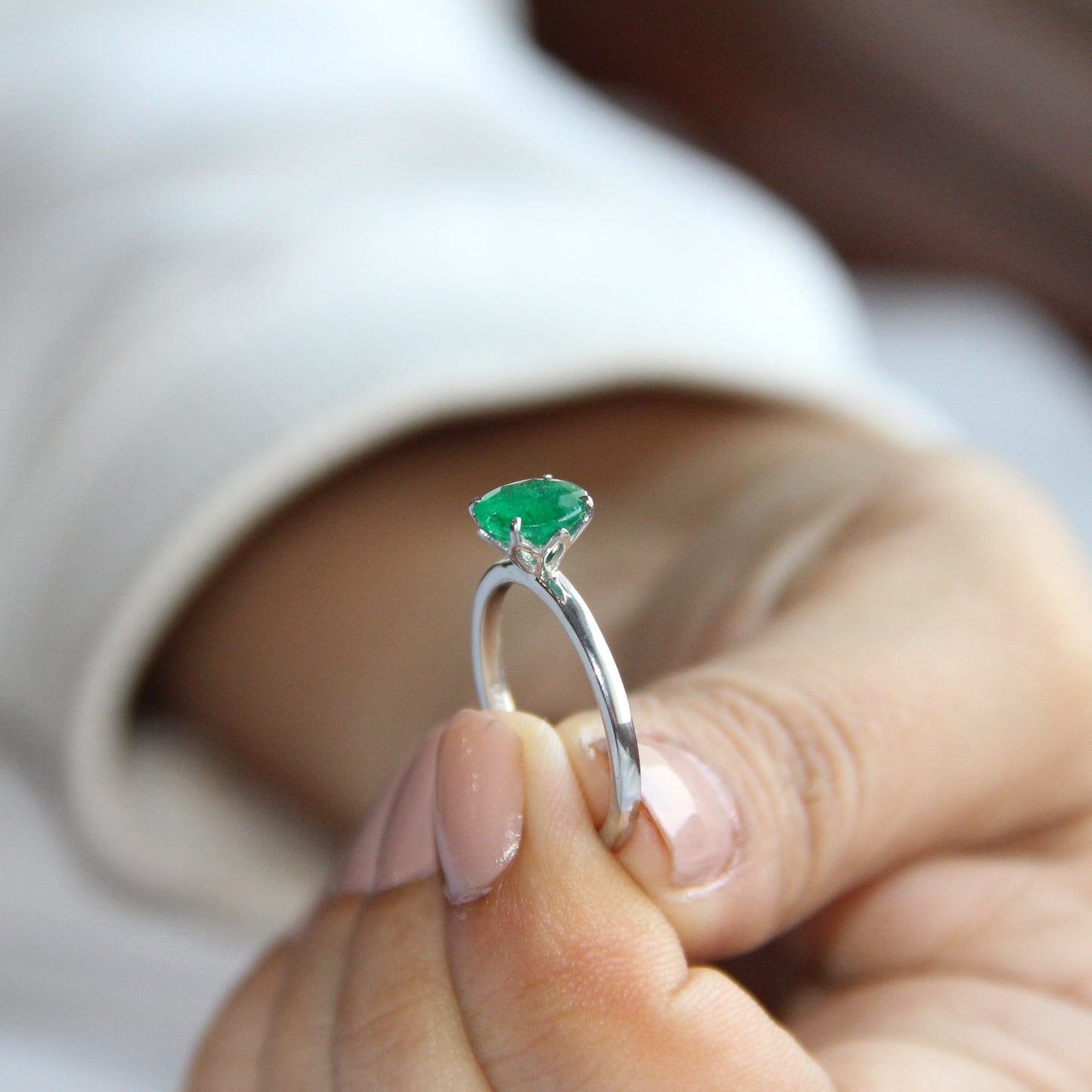 Heart of Eden Emerald Ring