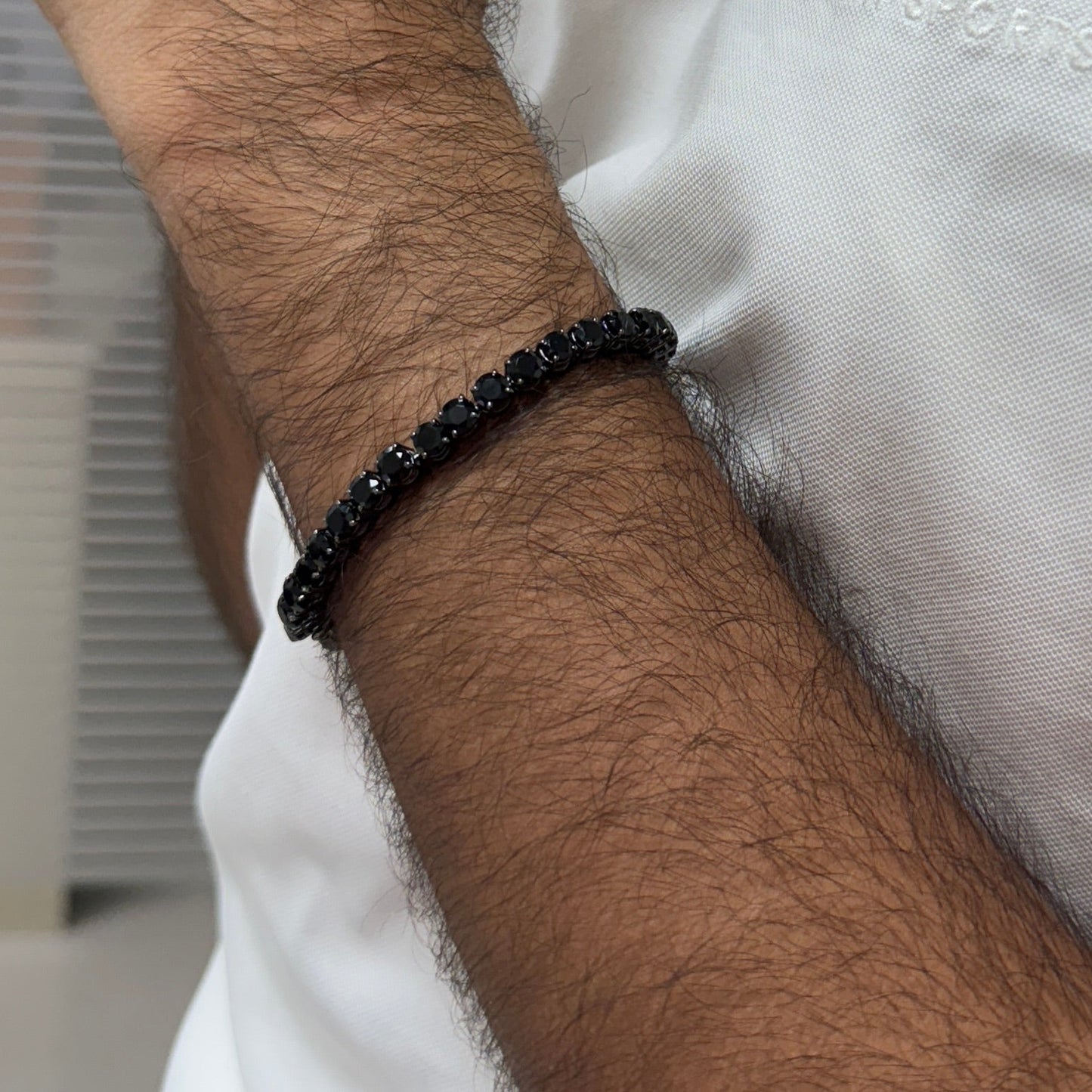 Blaze Sahibh Natural Black Onyx Bracelet