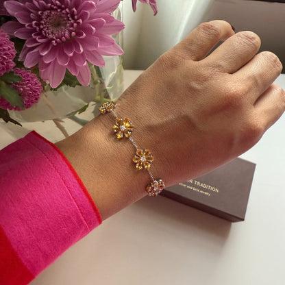 Bloom Natural Citrine Bracelet