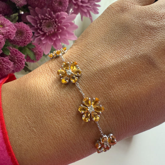 Bloom Natural Citrine Bracelet