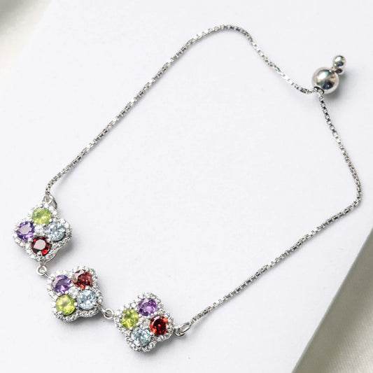 Tender Trinklet Multi Gemstone Bracelet