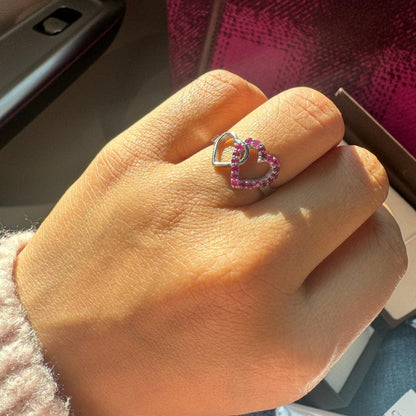 Shared Soul Ruby Adjustable Ring