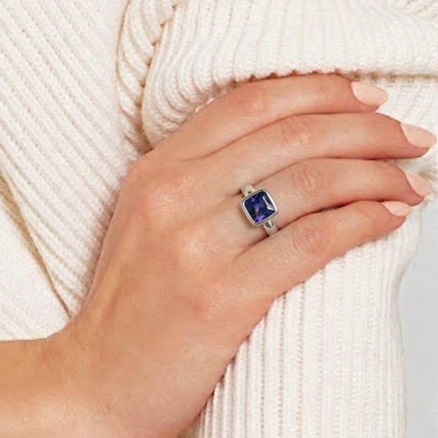 Velvet Night Natural Tanzanite Ring