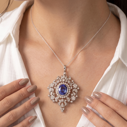 Regalia Natural Tanzanite Pendant