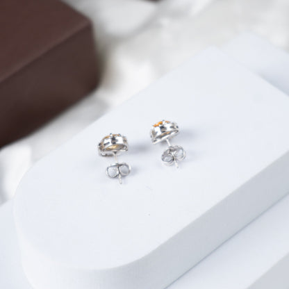 Petite Citrine Studs