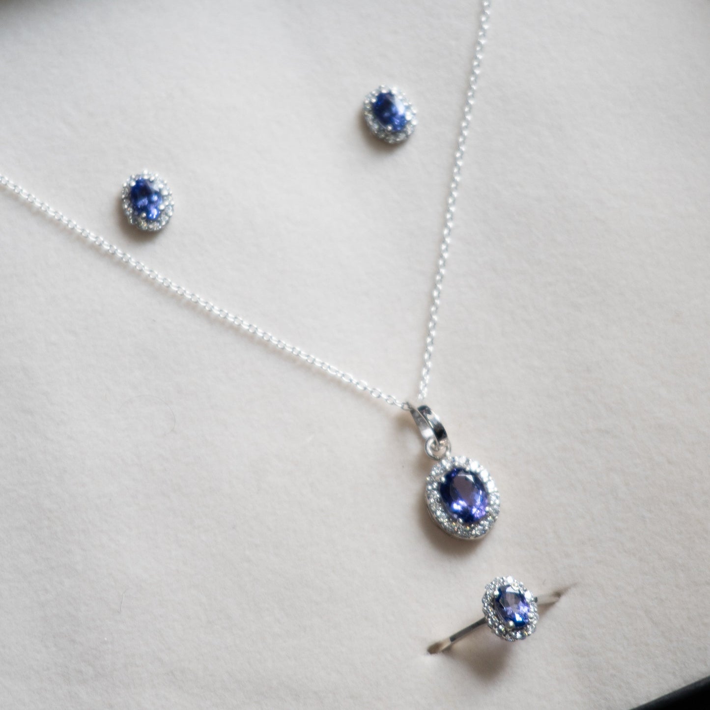 Petite Natural Tanzanite Set