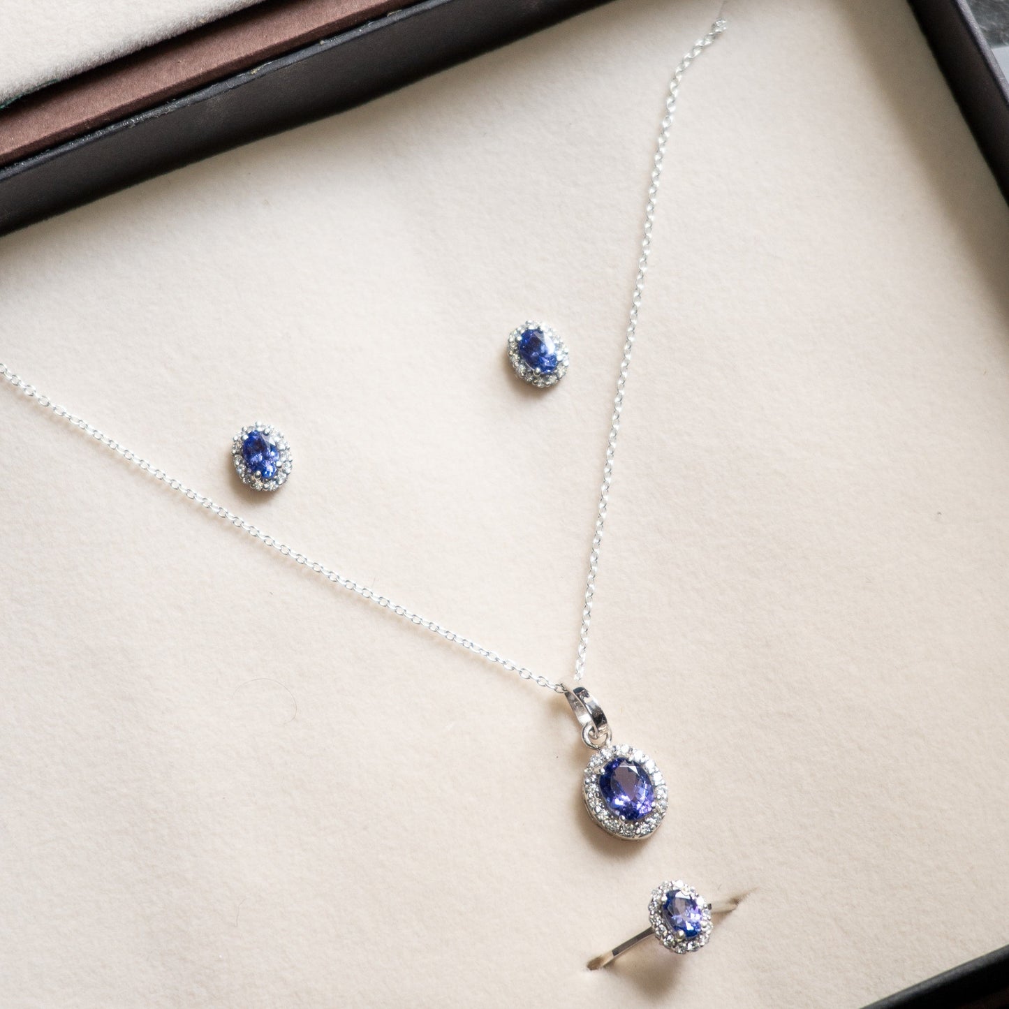 Petite Natural Tanzanite Set