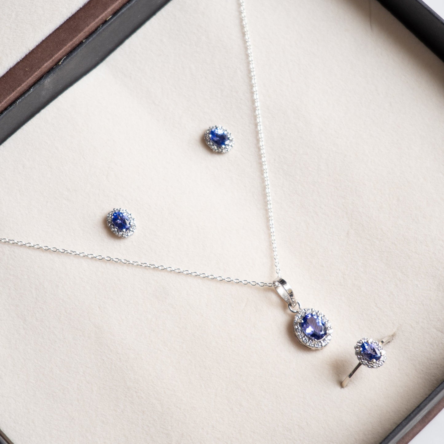 Petite Natural Tanzanite Set