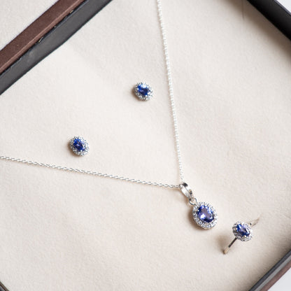 Petite Natural Tanzanite Set