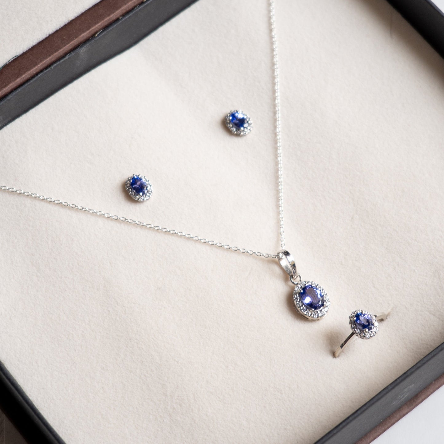 Petite Natural Tanzanite Set