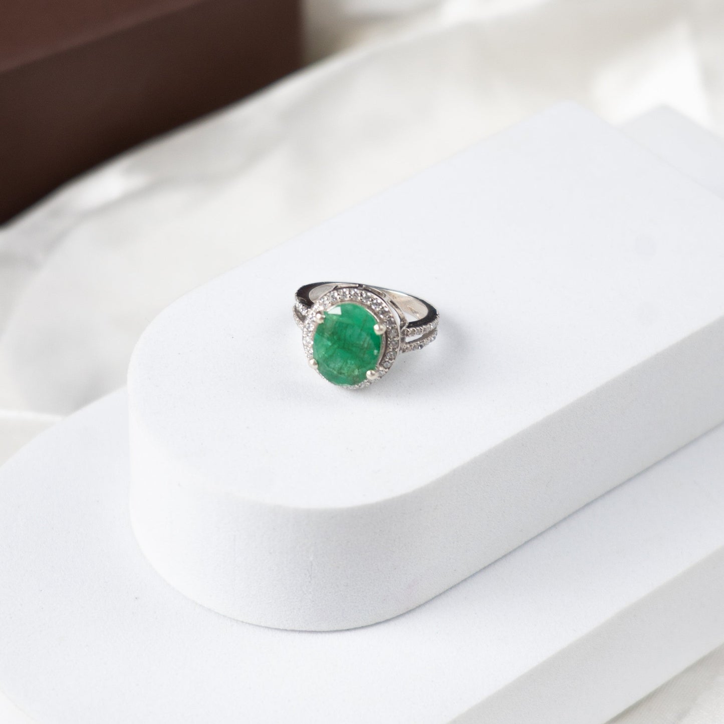 The Sacred Natural Emerald Ring